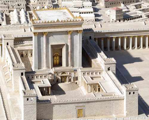 The Second Temple in Jerusalem (Beit HaMikdash) 